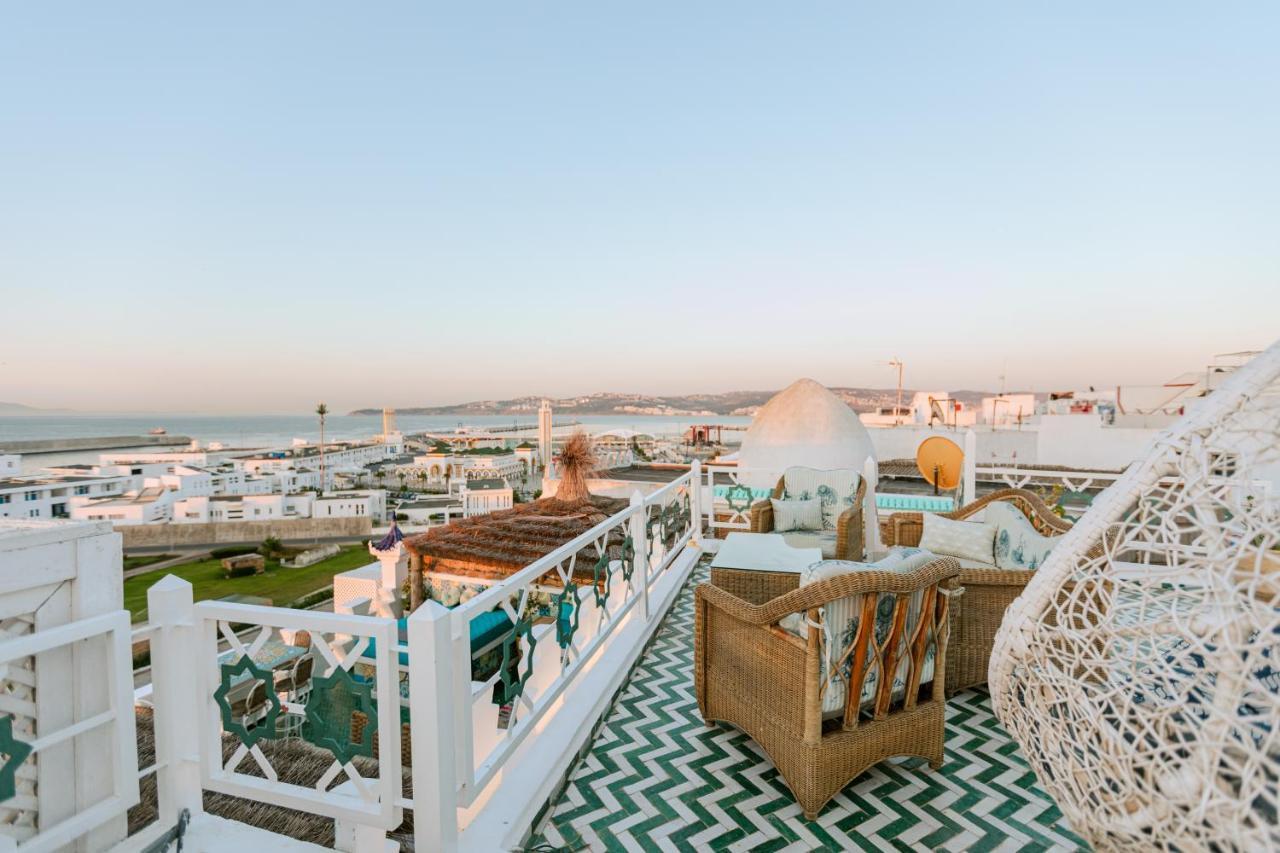 Riad Villa With Mediterranean Sea Views Of Spain And Gibraltar Tanger Exterior foto