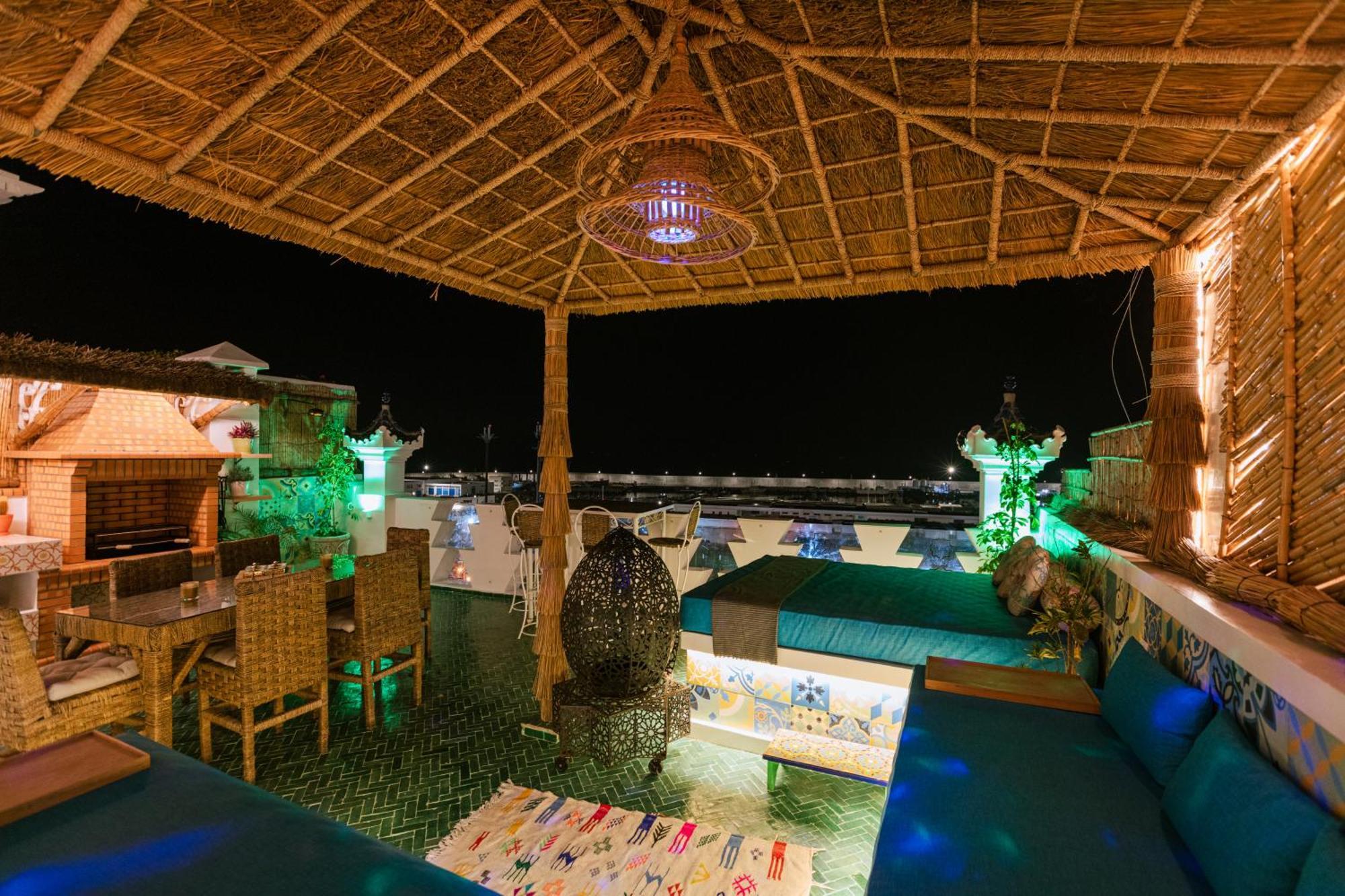 Riad Villa With Mediterranean Sea Views Of Spain And Gibraltar Tanger Exterior foto