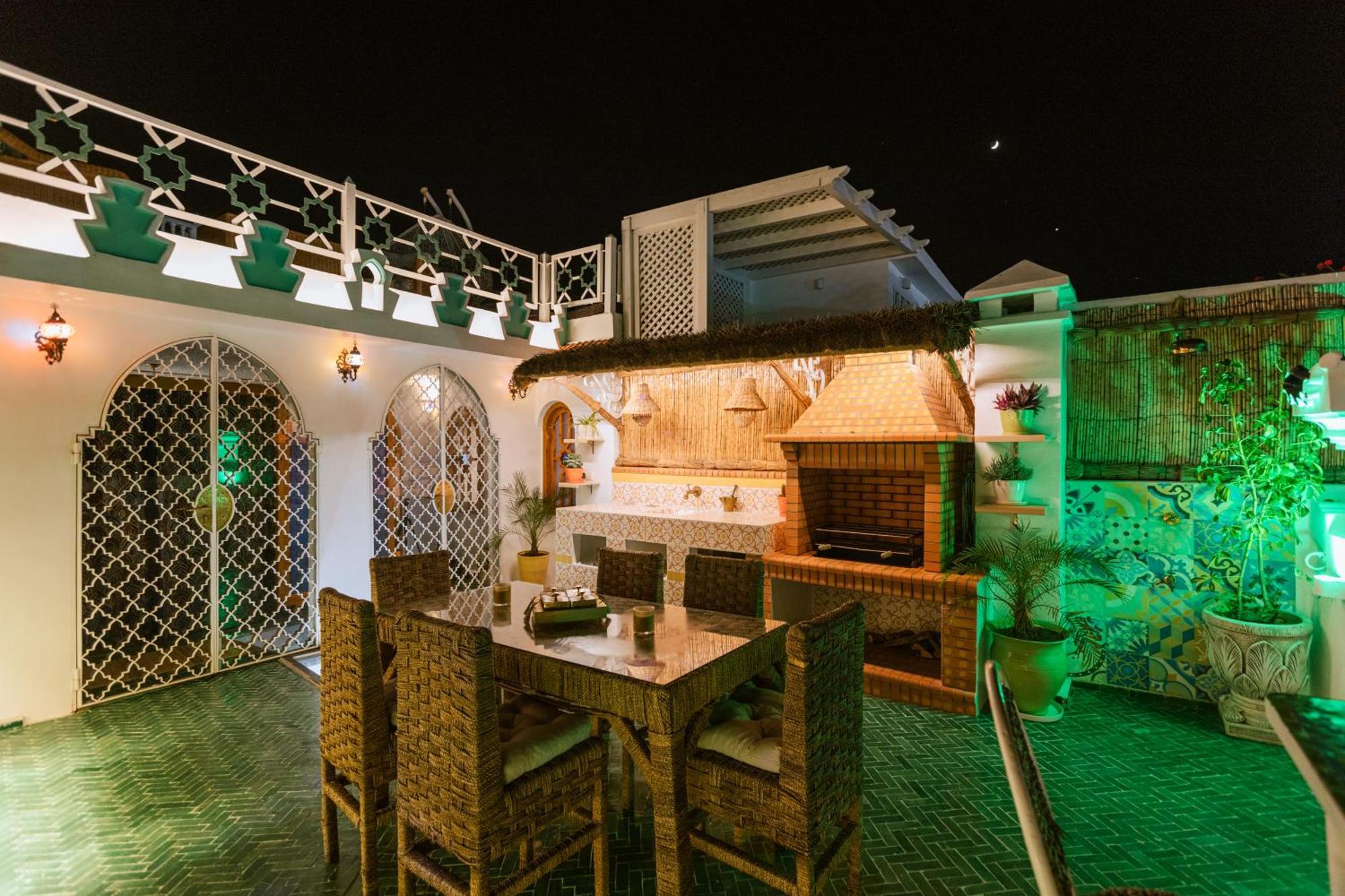 Riad Villa With Mediterranean Sea Views Of Spain And Gibraltar Tanger Exterior foto