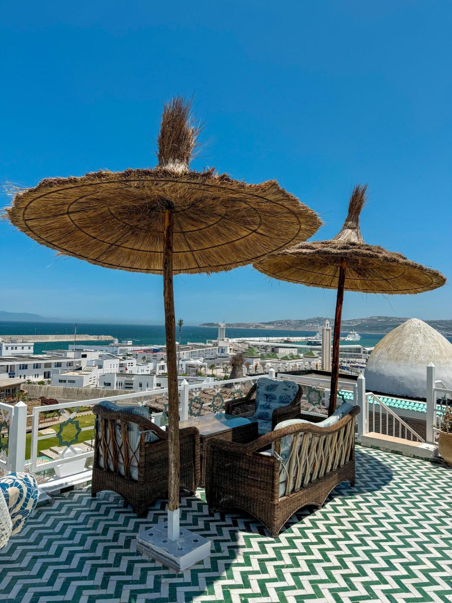 Riad Villa With Mediterranean Sea Views Of Spain And Gibraltar Tanger Exterior foto
